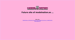 Desktop Screenshot of modelnation.se
