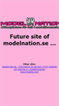 Mobile Screenshot of modelnation.se